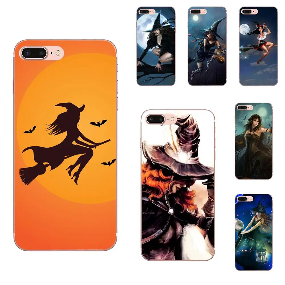 

For Galaxy Grand Alpha G850 Core2 Prime S2 I9082 A3 A5 A7 On5 On7 2015 2016 2017 Multi Colors Luxury Phone Case Flying Witch