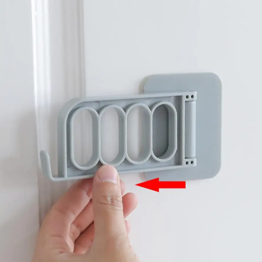 

2018 NEW FASHION Household Clothes Hanger Nail-Free Paste Wall Hanger To Receive Artifacts W0810