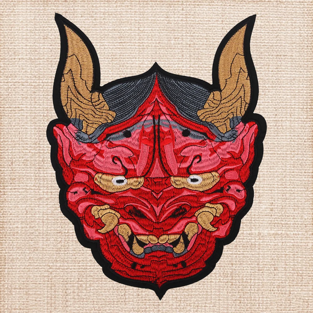

Lychee Life DIY Cartoon Devil Pattern Patches Iron Sewing On Patches Applique For Clothes Bag Jacket Decoration