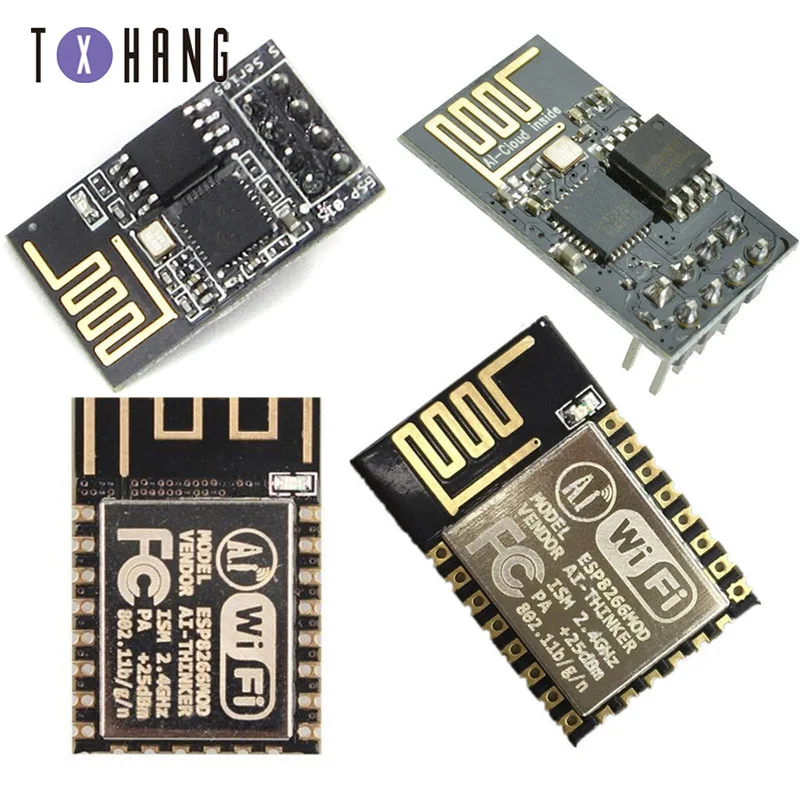 

ESP8266 ESP-01 ESP-01S ESP-07 ESP-12 ESP-12E ESP-12F serial WIFI wireless module wireless transceiver