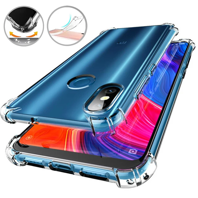 

Shockproof Anti-Drop TPU Case For Xiaomi Redmi Note 6 5 Pro 6A 5 Plus Pocophone F1 Mi8 SE 6 Mi8 Mi6X Mi5X Airbag Back Phone Case