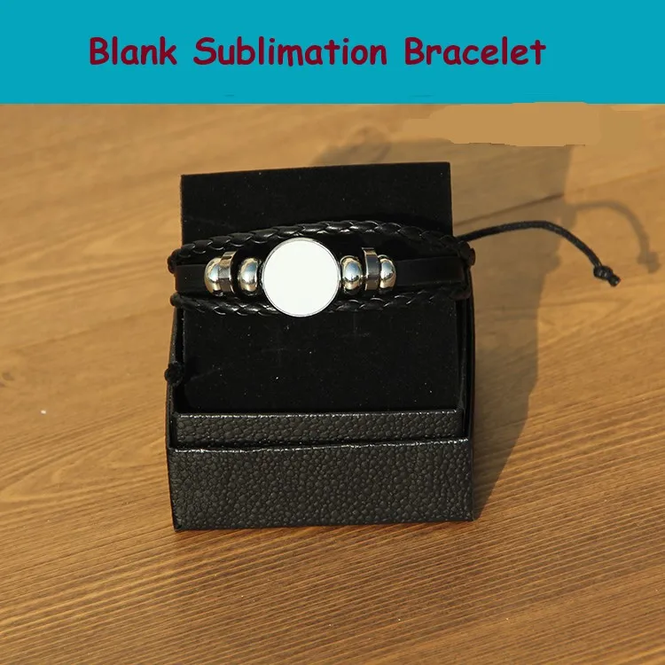 

10pcs/lot Blank Sublimation Bracklet for Sublimation INk Transfer Printing Heat Press DIY Gifts Craft Can Print