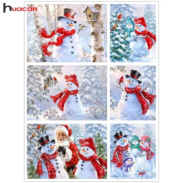 huacan diamond mosaic snowman diy diamond painting cartoon christmas cards full square drill santa claus picture of rhinestone in diamond painting cross - Cartoon Christmas Cards huacan diamond mosaic snowman diy diamond painting cartoon christmas cards full square drill santa claus picture of rhinestone in diamond painting cross - Cartoon Christmas Cards