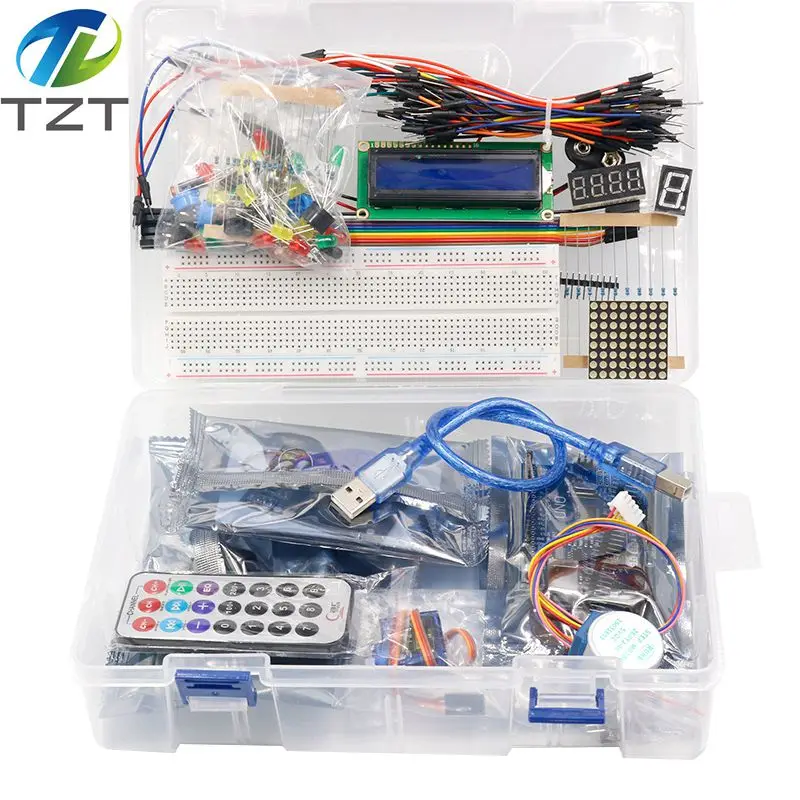 TZT новейший RFID стартовый набор для Arduino UNO R3 обновленная версия Обучающий с