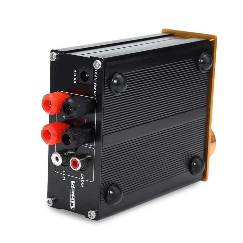 Lynepauaio 50W+50 Digital Power Amplifier Line Input Tpa3123D2 +Ne5532 Chip Desktop Stereo Power Amplifier(Us Plug)