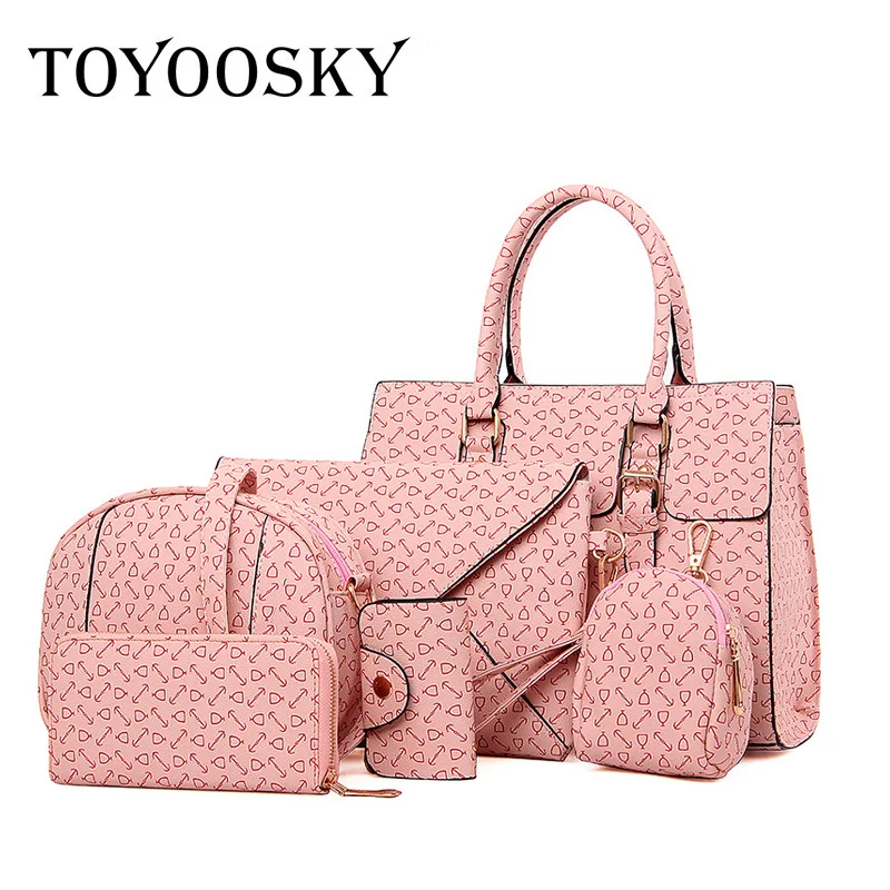 TOYOOSKY Famous Brand Women Bag 2017 Fashion Women Messenger Bags Geometric Printing font b Handbags b