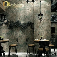 Настенный светильник в ретро-стиле, одноцветные настенные наклейки серого цвета, украшение для гостиной, спальни, магазина, настенные бумажные рулоны