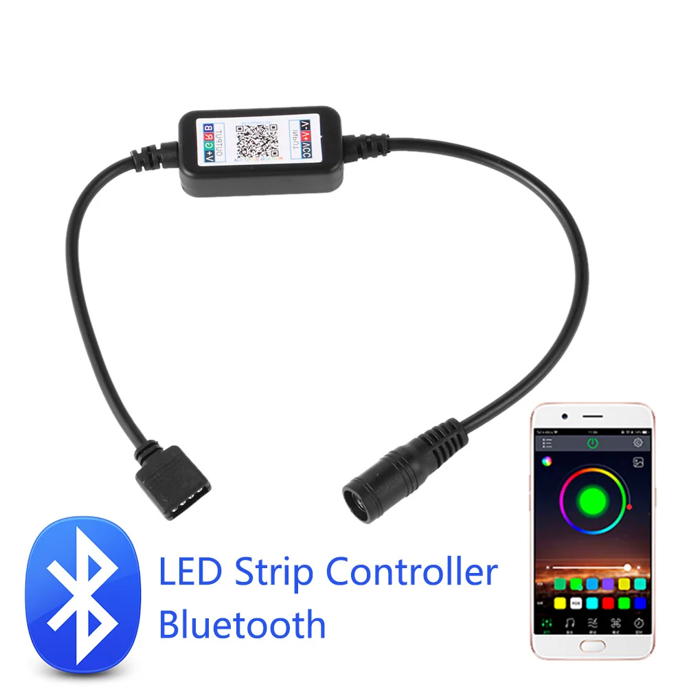 

LED Strip Bluetooth APP Controller For RGB 5050 3528 Light 5V-24V