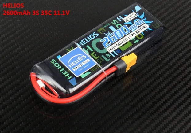 

HELIOS 2600mAh 3S 35C 11.1V Battery For Helicopter Fixed Wing
