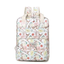 Модный подростковый женский холщовый рюкзак высокого качества Эйфелева башня с цветами печать повседневная школьная сумка для девочек mochila