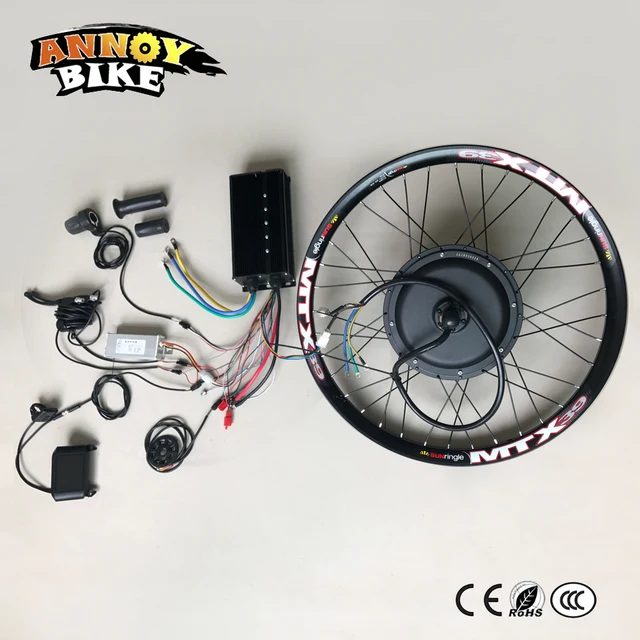 High Speed Electric DIY Motorcycle DIY 72v 5000w Electric bike Kit