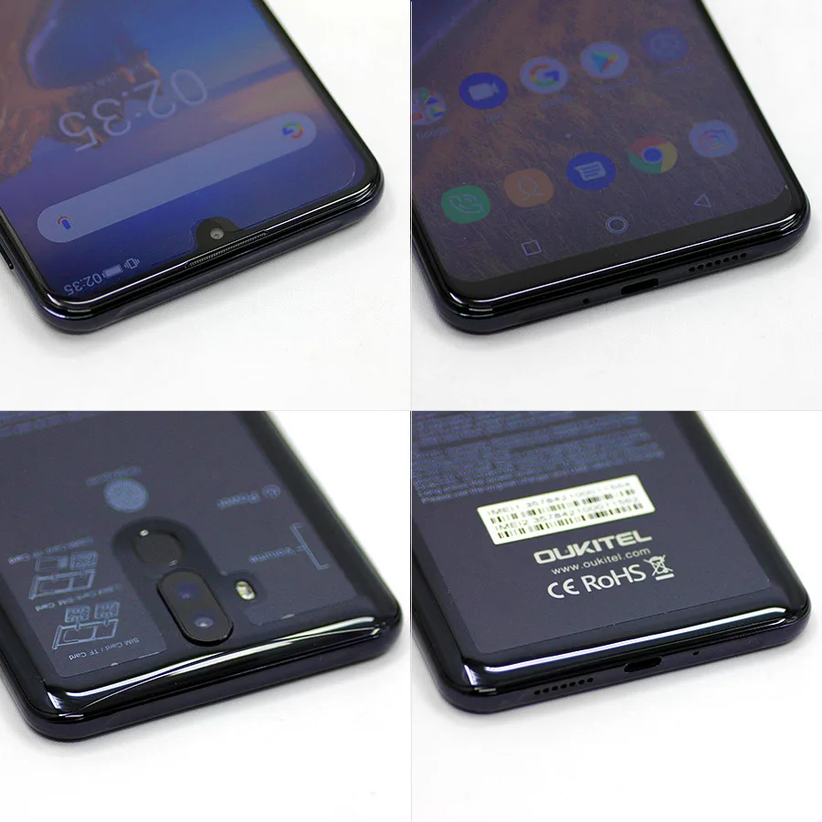 OUKITEL K9 Waterdrop 7.12" FHD+ 1080*2244 16MP+2MP/8MP Smartphone 4GB 64GB Face ID 6000mAh 5V/6A Quick Charge OTG Mobile Phone cheap gaming cell phone