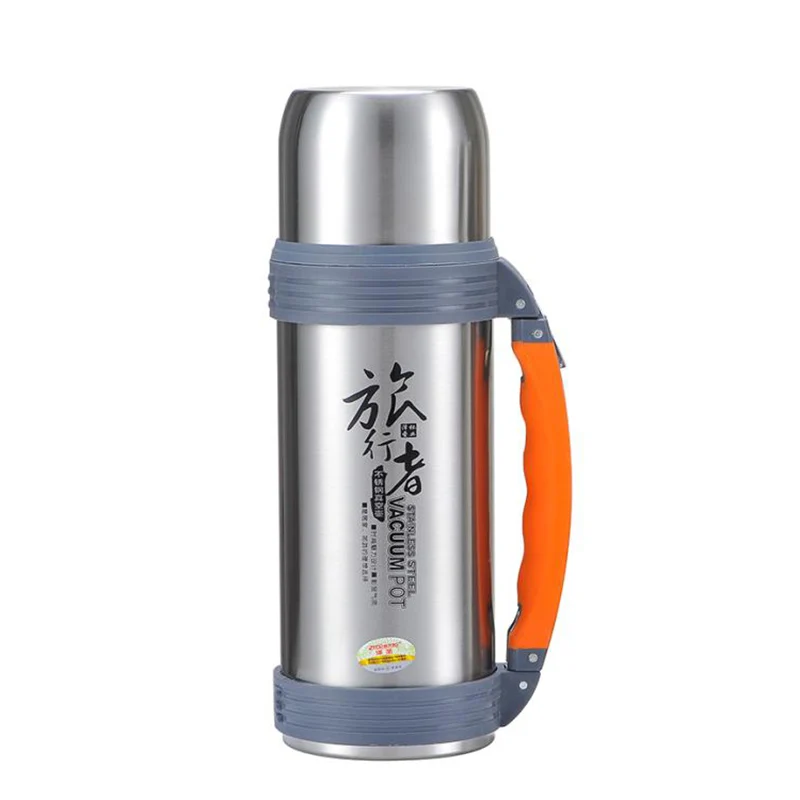 

1200 Ml / 40oz Stainless Steel Thermos Bottle Insulated Double Layer Vacuum Hydro Flask Keep Warm >24 Hours Termos with Rope