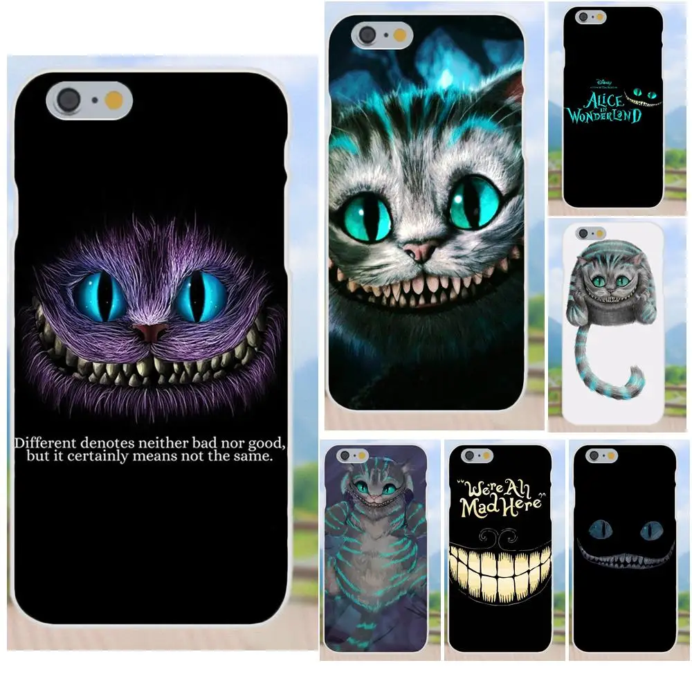 Кота из мультфильма Чеширского цитаты для Galaxy A3 A5 A7 On5 On7 2015 2016 2017 Grand Альфа G850 Core2