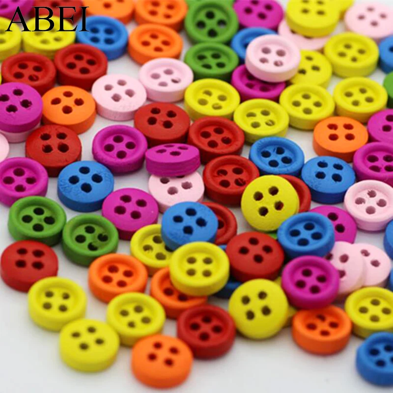 200 Pcs Different Color and Style Cute Buttons Sewing Craft and DIY Handmade Ornament