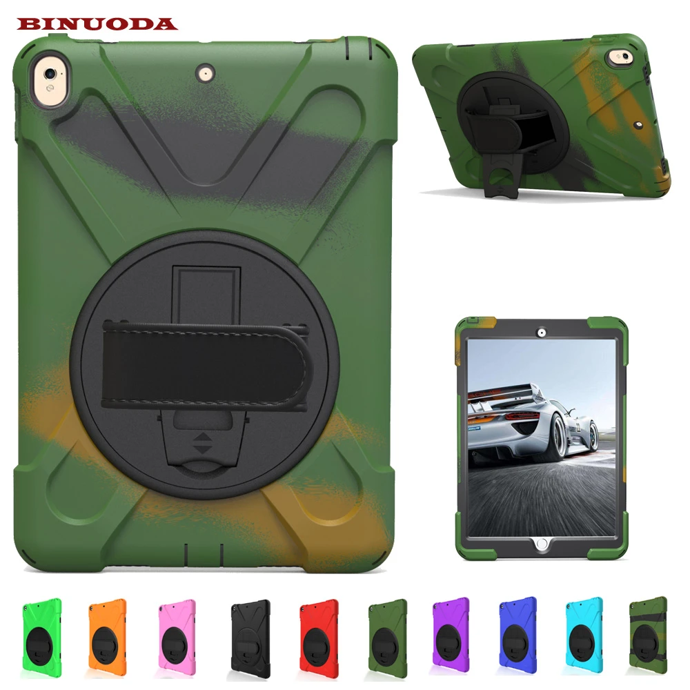 360 Graden Roterende Case Voor Ipad Pro 10 5 Full Body Robuuste Pc Siliconen Hybrid Cover Apple Ipad 10 5 Tablet Pro Hand Strap Case For Ipad Case For Ipad Prorotating Case Aliexpress