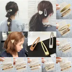 2019 Модные женские заколки для волос, 3 шт./партия, заколки для волос, корейский зажим, жемчуг