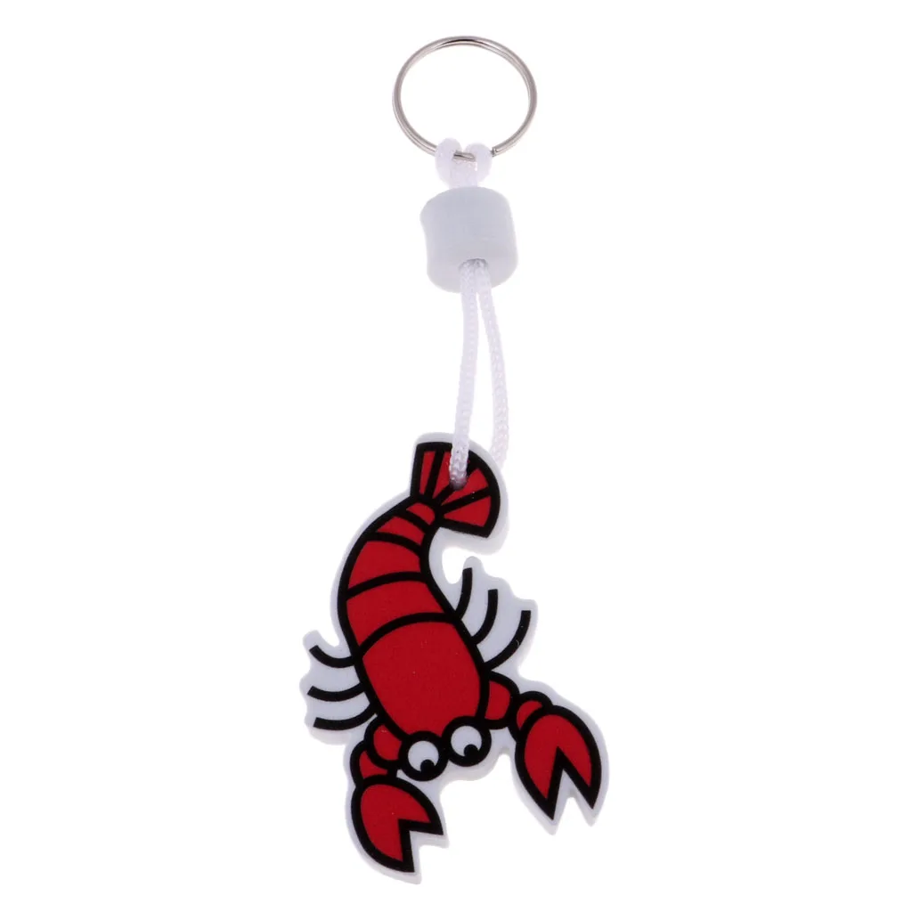 Key Float Floating Key Ring Floatable Keychain Buoyant Key Chain for Water Sports Boating Marine Kayaking Canoeing Fishing