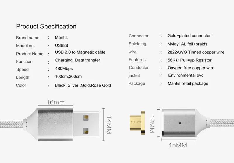 Магнитный кабель Нейлон Плетеный Магнит Micro USB кабель для быстрой зарядки передачи и синхронизации данных Зарядное устройство для подключения кабеля к кабелю для Xiaomi samsung Android