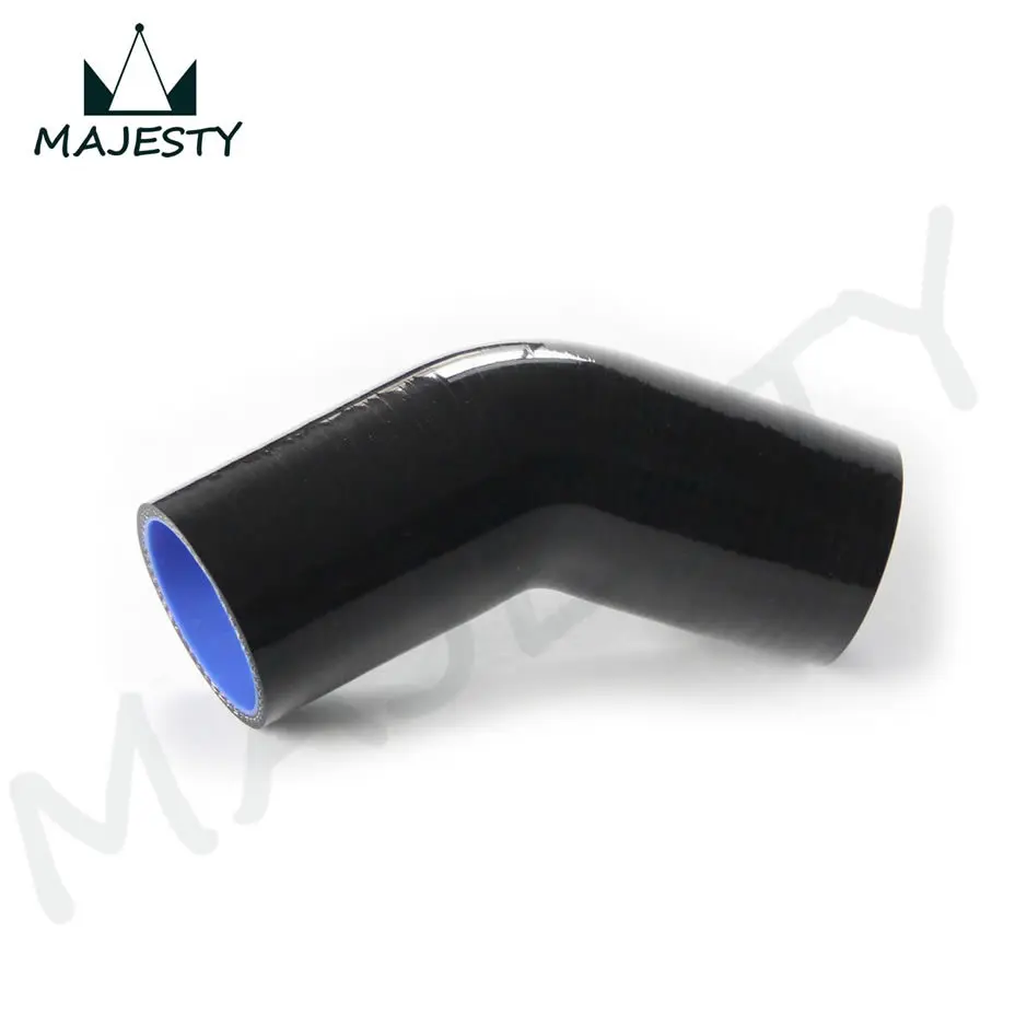 

45 Degree Racing Silicone Hose Elbow Coupler Intercooler Turbo hose 51mm 2" inch incude 1pcs black color