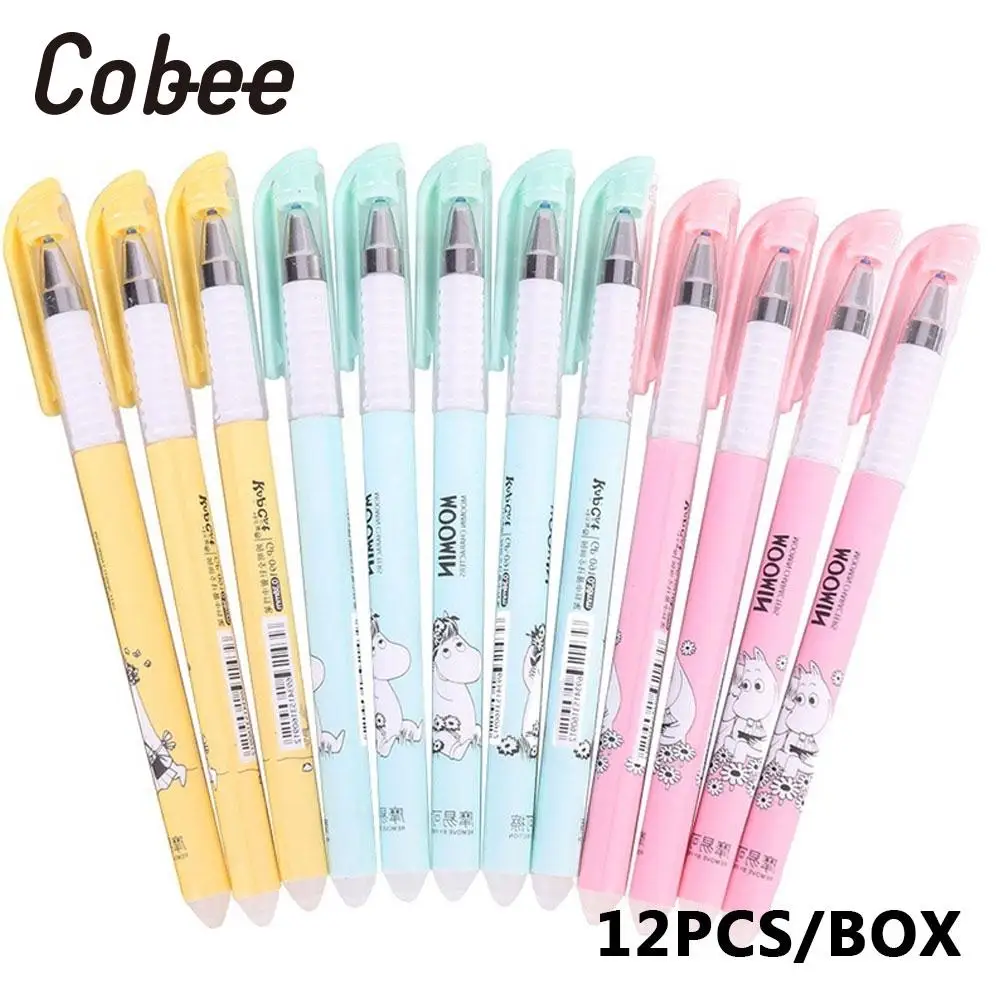 

Writing Pen Gel Pen Roller Ball Pen 12PCS/Set Erasable Durable Calligraphy Useful 0.38mm