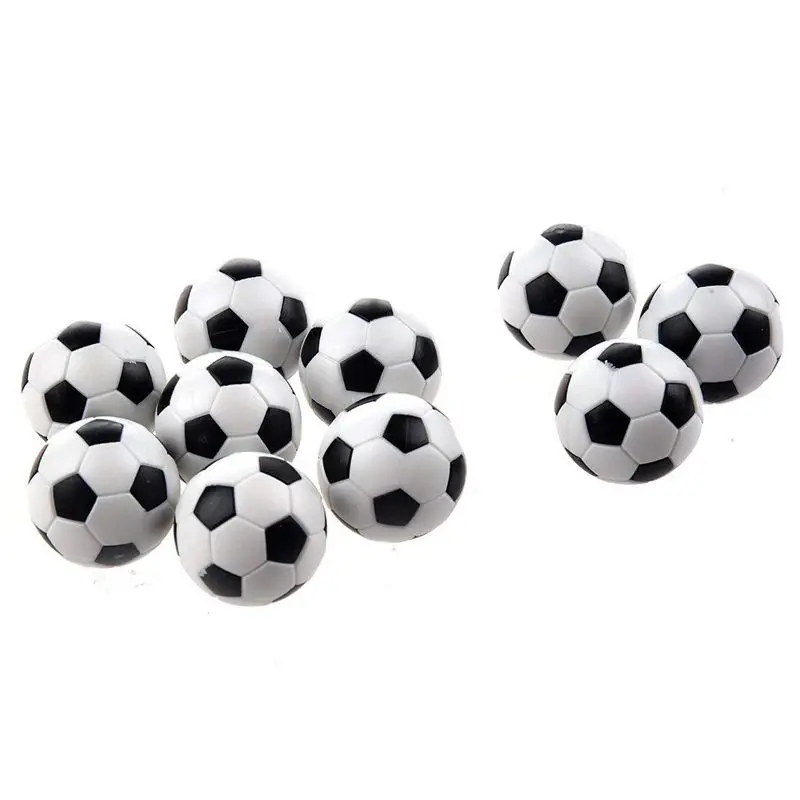 6PCS petite football style table Balle Baby-foot en plastique dur table BALL COUNT V2H6 