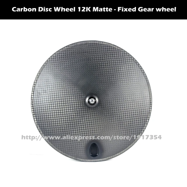 Cheap 700C 20.5mm width carbon Track disc wheel tubular disc wheel Single Speed, Fixed Gear disc wheel Factory outlet sale