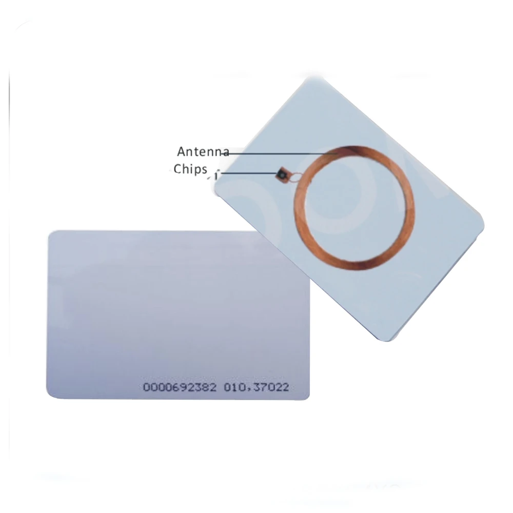 100 шт. TK4100/EM4100 125 кГц бесконтактные карты rfid ID доступа к двери 0 8 мм RFID доступа.