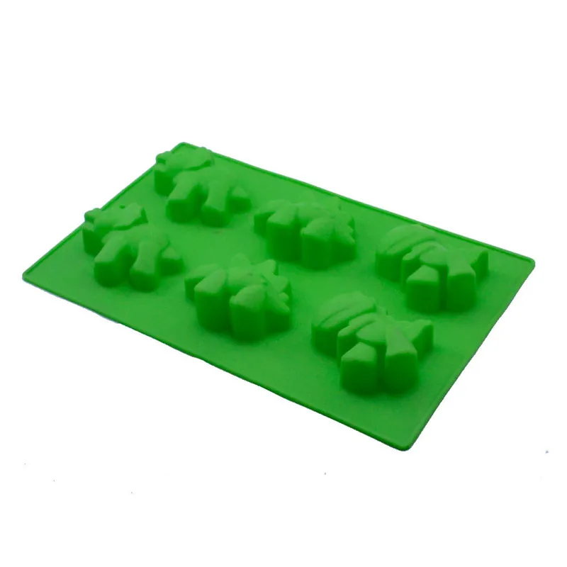 Cute Dinosaur Shape Silicone Cake Molds 3D Animal Dinosaur Form Sugar Fondant Soap Jelly Pudding Moulds Cake Decorating Tools4