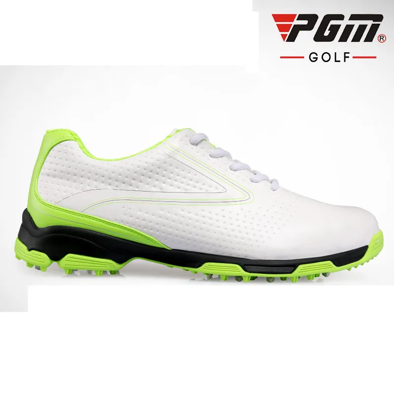 2017 Rushed Zapatos De Golf Pgm Genuine Sale 3d Platen Golf Shoes Men Breathable Waterproof Leather Cowhide Patent Fixed Studs