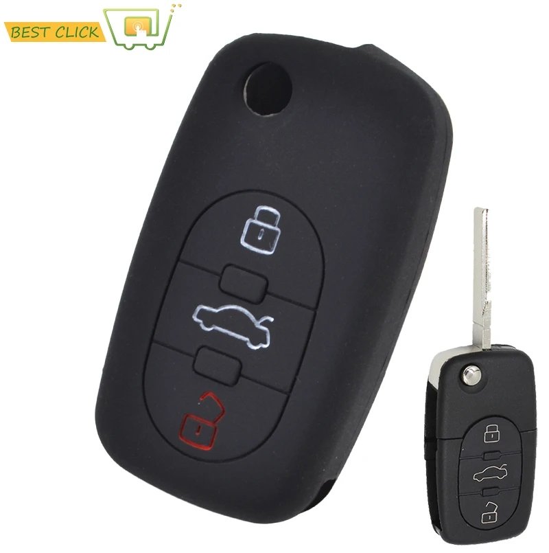 Cover In Silicone Per Chiave Audi - Compatibile Con A1, A3, A4, A5, A6