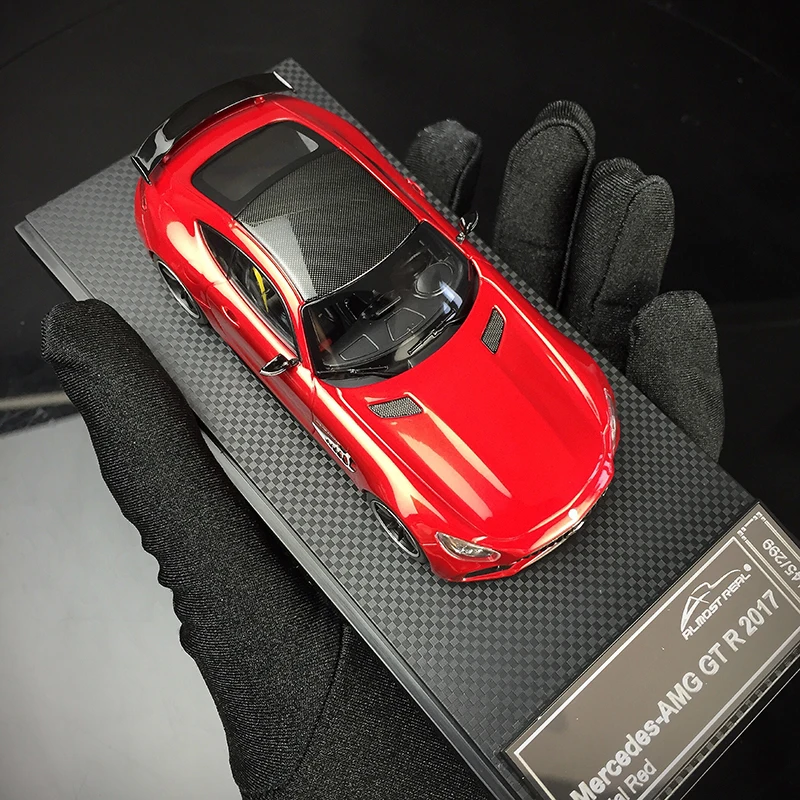 Ограниченная Коллекция 1/43 AMG GTR новая литая металлическая настольная модель дисплея