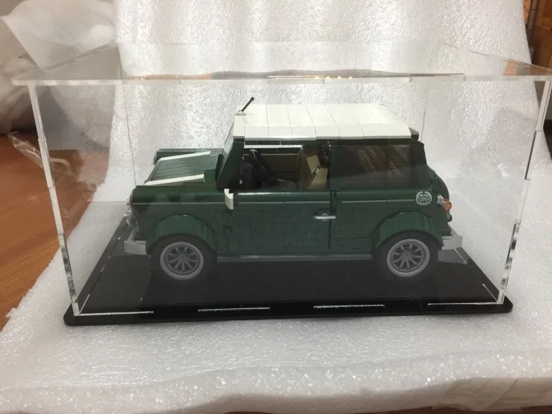 

High transparent acrylic display box Model Cover Customized toy dustproof box Compatible technic 10242 21002 car