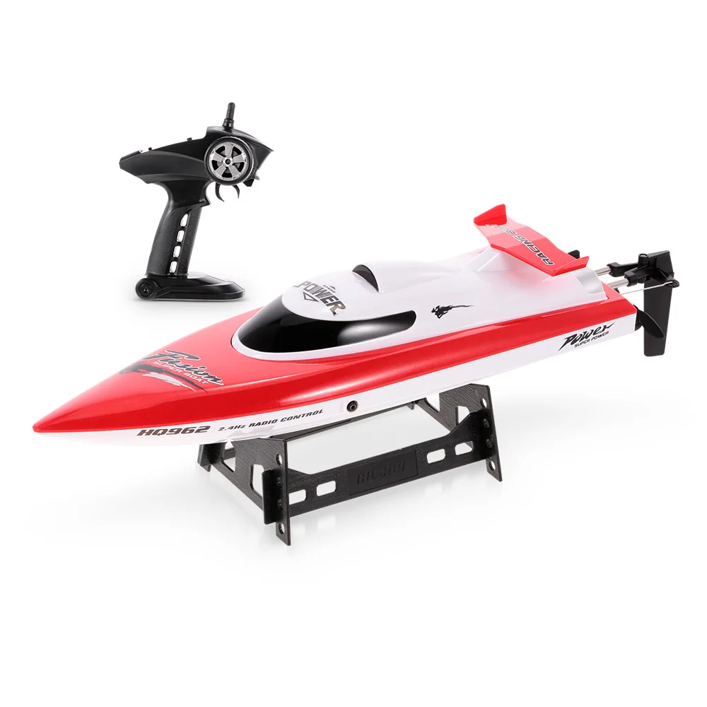 

Goolsky Toys for Children RC Boat HQ962 28km/h Anti-overturning Remote Control Speedboat RC Shipping Gift Kids Toy
