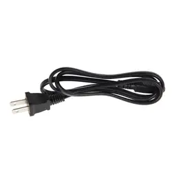 AC Мощность зарядный кабель 2-Контакт кабеля Питание Зарядное устройство Шнур Провода Замена США Разъем для Sony PlayStation 2 PS3 4 PS4