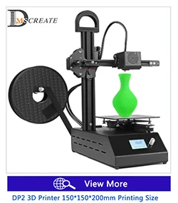 300*300*400 мм большой размер печати DMSCREATE DPX 3D Принтер Комплект металлический каркас линейная направляющая высокая точность