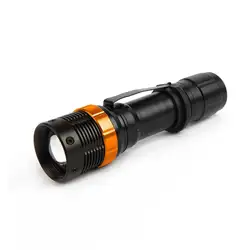 Фонарик факел миниатюрная LED-лампа, алюминиевый корпус светло-фиолетовый ультра Blacklight портативный черный