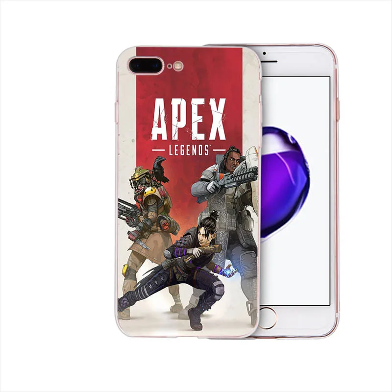 Apex legends мягкий силиконовый для мобильных телефонов Чехол для Apple iphone xr x xs max 7 8 plus 6 6s 5s se 5 10 чехол крутой дизайн мобильного корпуса - Цвет: case 2