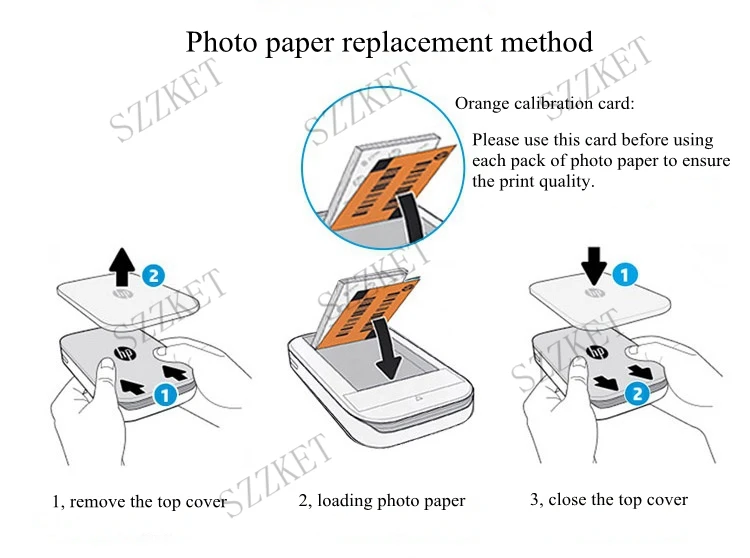 Звездочки плюс дома цветной фотопринтер Мини Портативный фотопринтер inkless печати звездочки плюс соединение Bluetooth