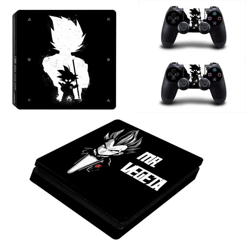 PS4 Slim sticker s Dargon Ball Gogeta Skin Play station 4 Slim sticker для sony Playstation 4 Slim консоли и контроллера Skins - Цвет: YSP4S-3398