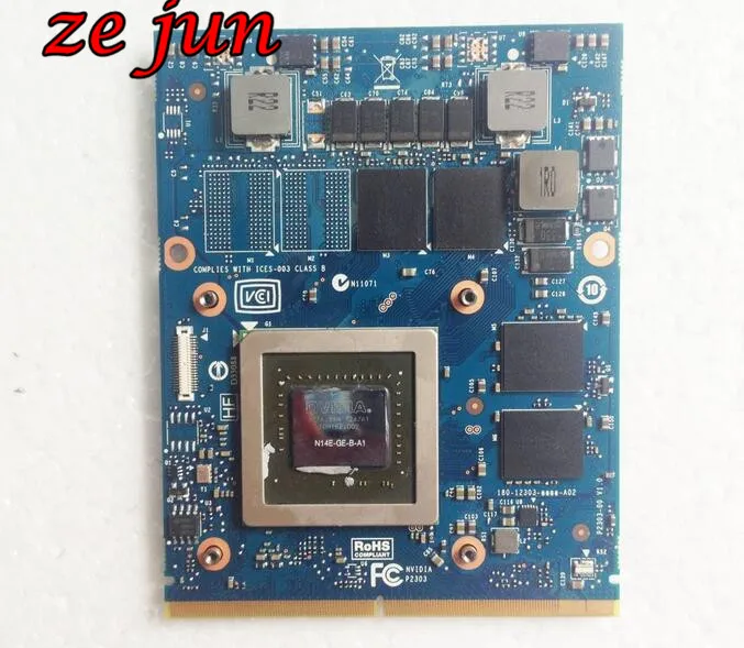  computer components vga graphics GTX765M N14E-GE-B-A1 2G DDR5 FOR M17X R5 M18X R3 CN-09R3F5 9R3F5 09R3F5 video card 