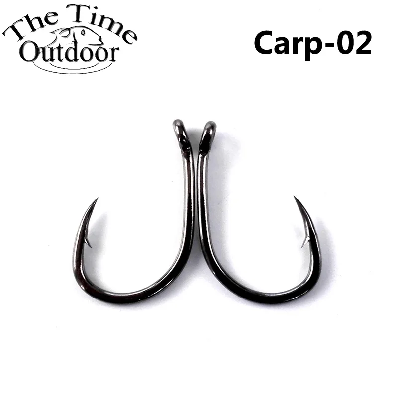  Fishing Hooks 100pcs Carbon Steel Fishing Hooks Black