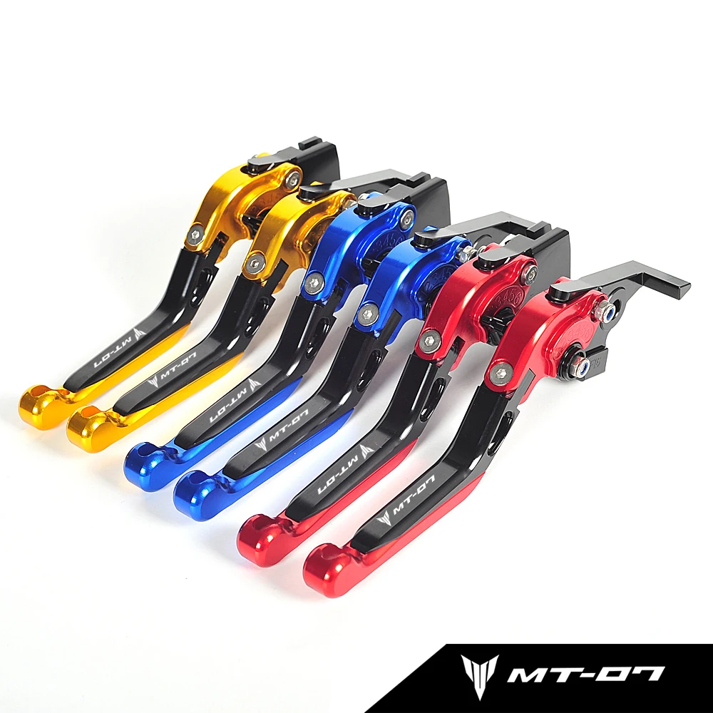 

CNC Aluminum Motorcycle Foldable Lever Motocross Moto Brake Clutch Levers Case for Yamaha MT-07 FZ-07 FZ MT 07 2014-2016
