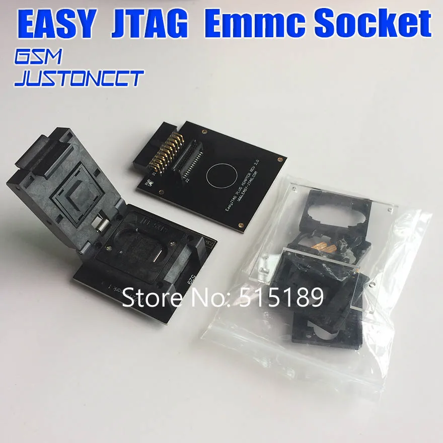 Легкий JTAG плюс коробка EMMC разъем(BGA153/169, BGA162/186, BGA221, BGA529