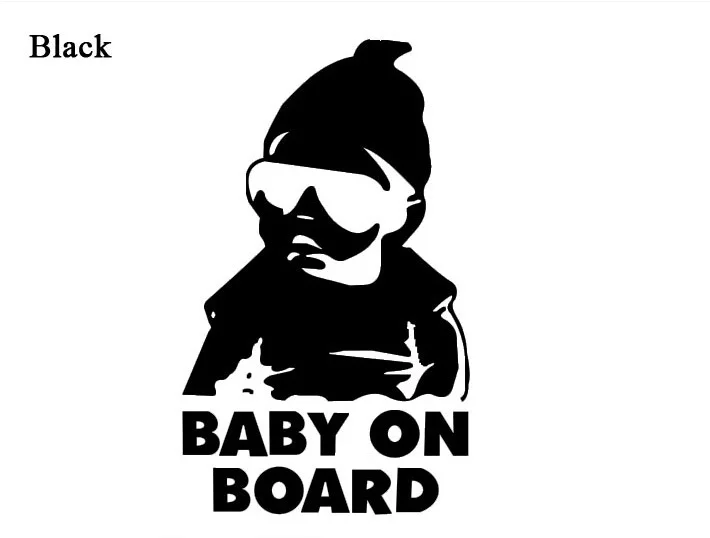 new design baby on board carlos hangover funny car vinyl sticker