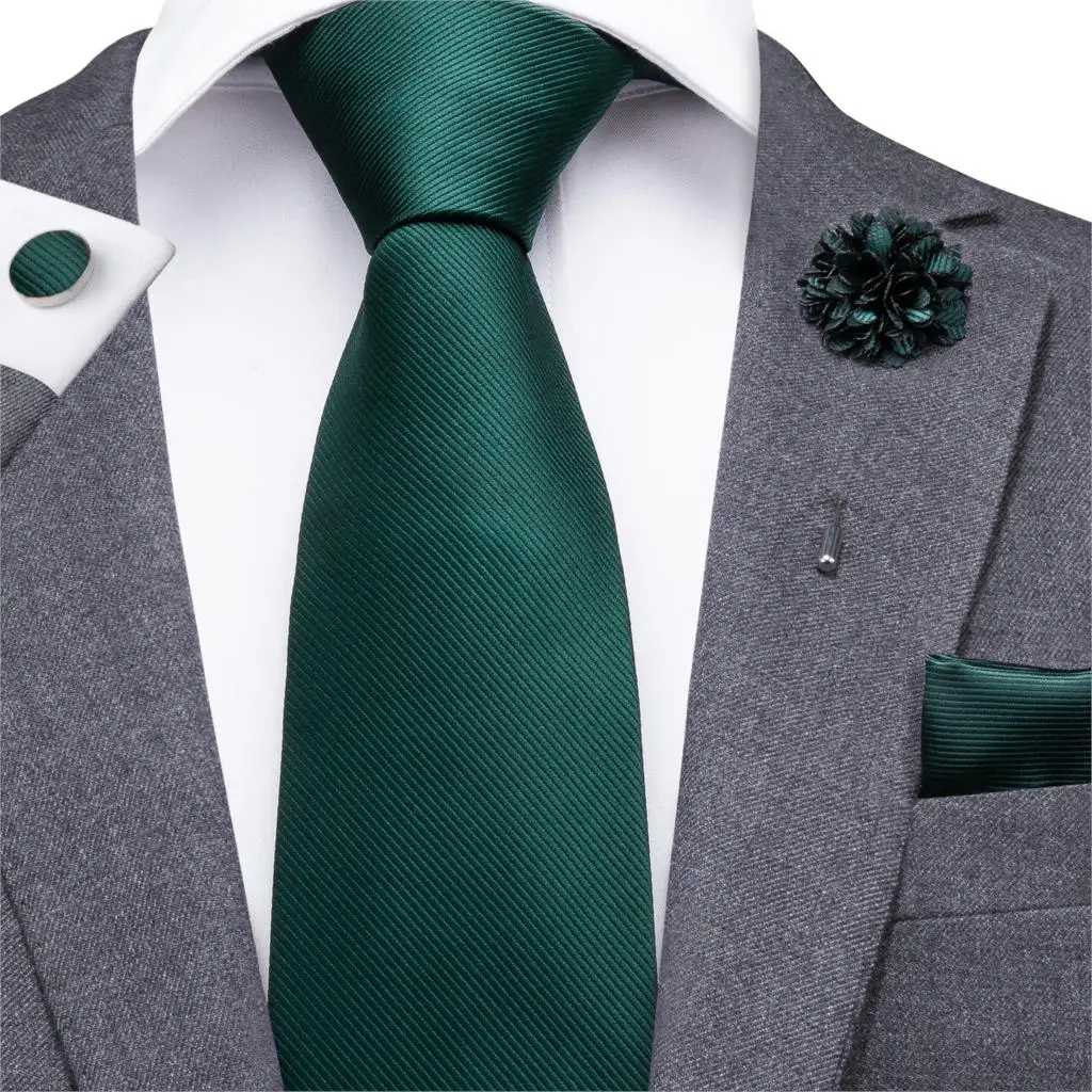 CX-830 зеленый мужской набор галстуков Шелковый Галстук бирюзовый бутоньерка носовые платки наборы изумрудные деловые свадебные галстуки