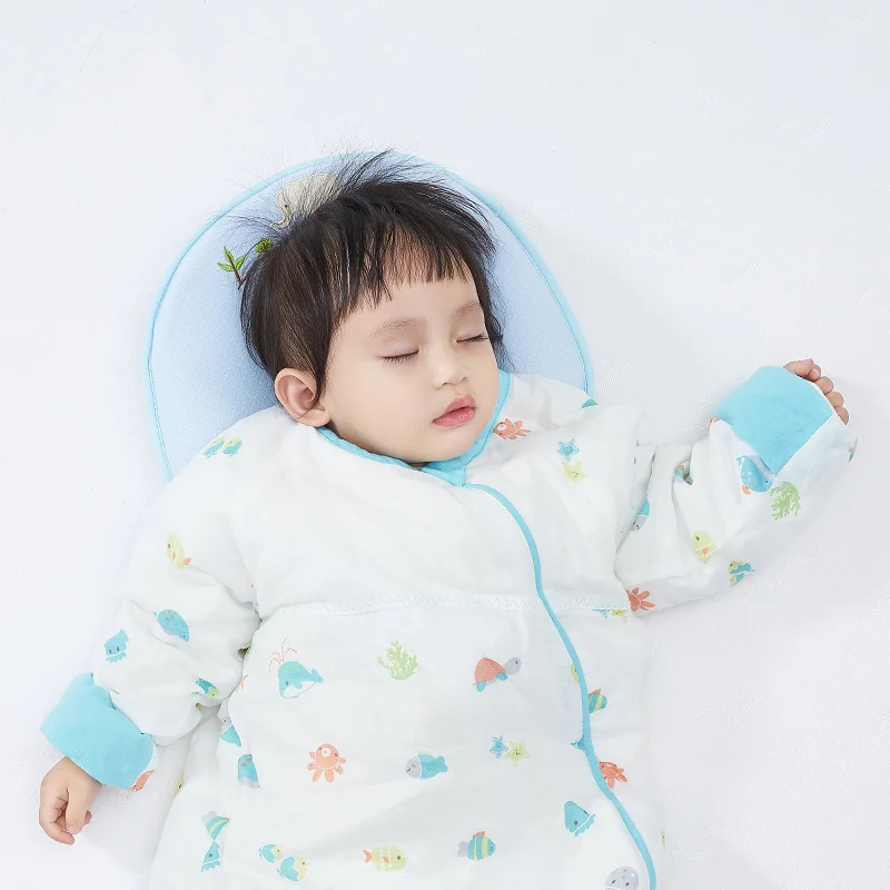 

Gauze Split leg sleeping bag Baby autumn and winter thickening Sleepsacks