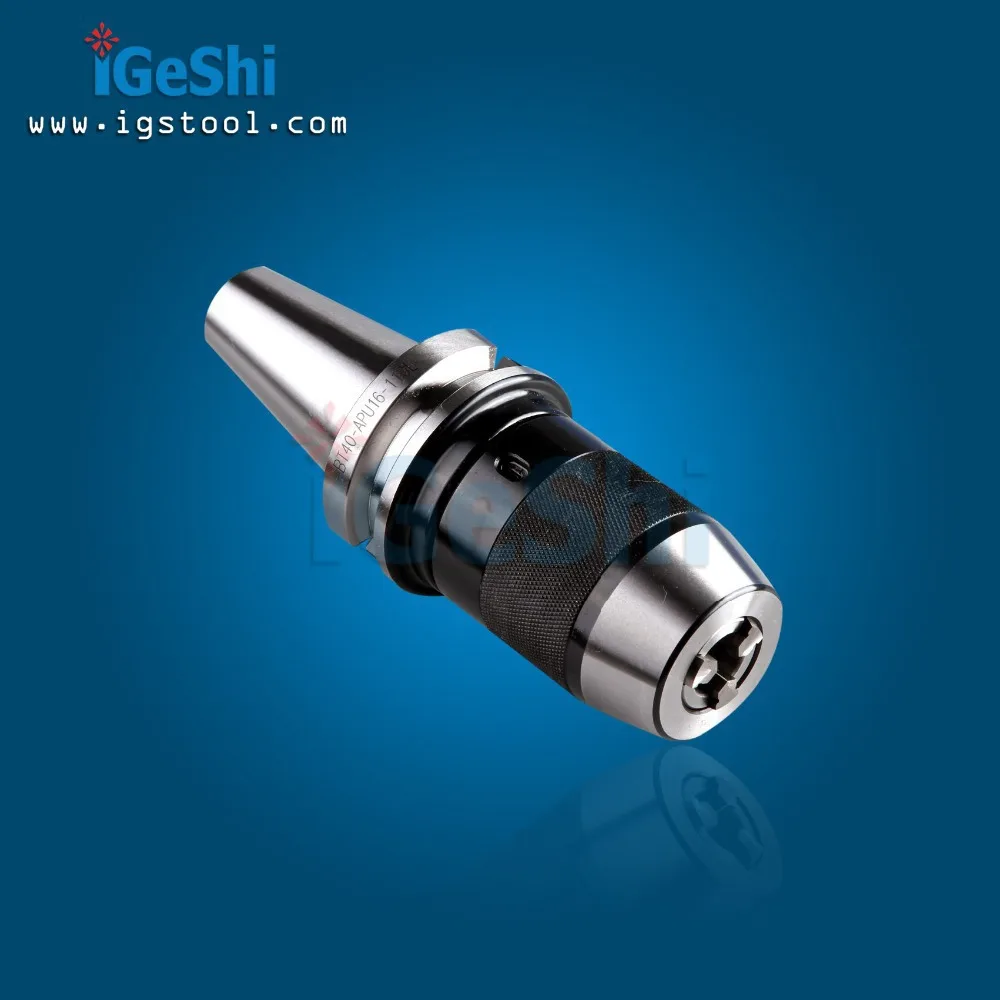 

New BT40 APU16 Integrated keyless self tight Drill chuck for milling lathe Range:1-16mm