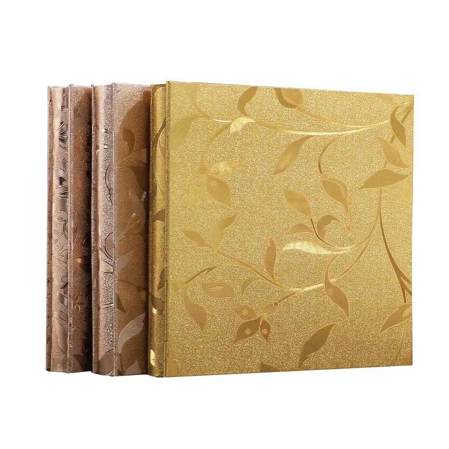 

New 800 Pocket PU Leather Album Retro Engraving Manual DIY Interstitial Album Children Photo Collection Wedding Scrapbook Album