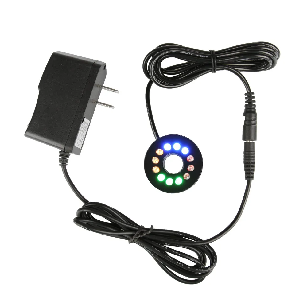 TSSS 0.6" Inside Dia. 12 LEDs Colour Submersible Led Ring Lights for